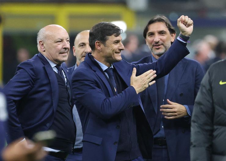 Ausilio con Zanetti e Marotta