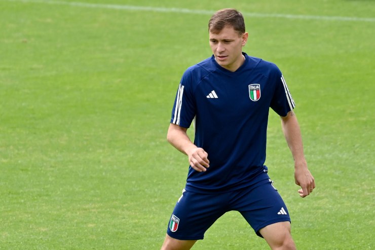 Barella con la Nazionale