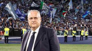 Claudio Lotito, presidente della Lazio - Foto ANSA - Dotsport.it