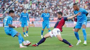 Il Napoli nell'ultima partita a Bologna - Foto ANSA - Dotsport.it