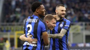 L'Inter festeggia una rete - Foto ANSA - Dotsport.it
