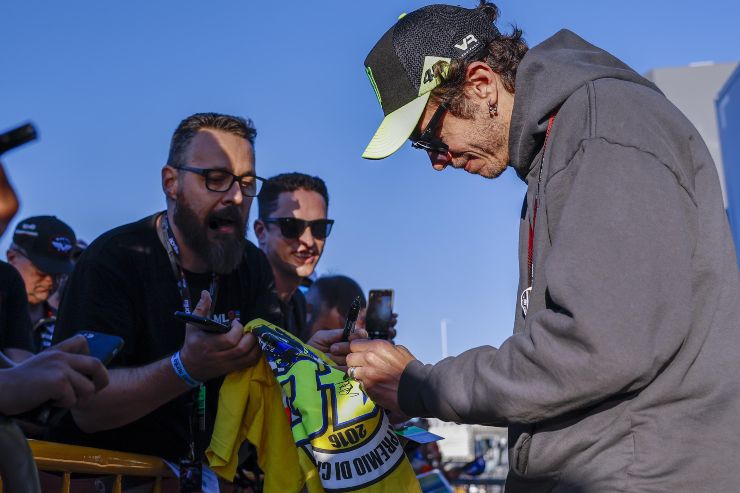 Valentino Rossi al Grand Prix di Valencia