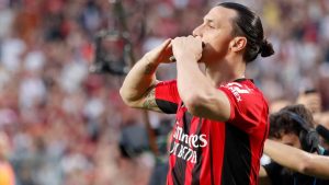 Zlatan Ibrahimovic nella sua ultima partita con il Milan - Foto ANSA - Dotsport.it