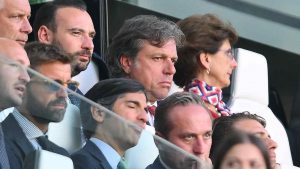 Cristiano Giuntoli in tribuna - Foto ANSA - Dotsport.it