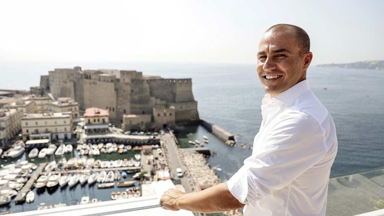 Fabio Cannavaro in una foto recente a Napoli - Foto ANSA - Dotsport.it