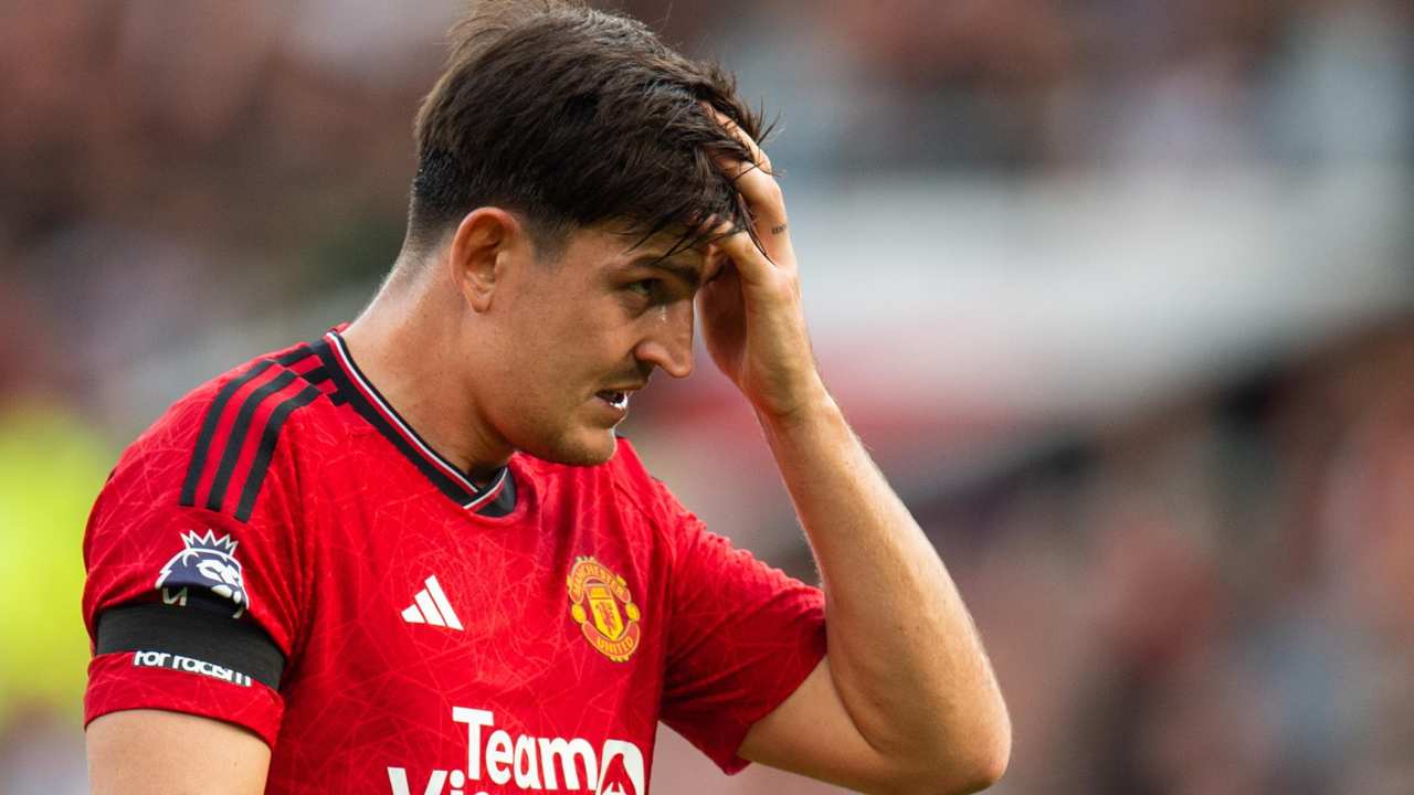 Harry Maguire con la maglia del Manchester United - Foto ANSA - Dotsport.it