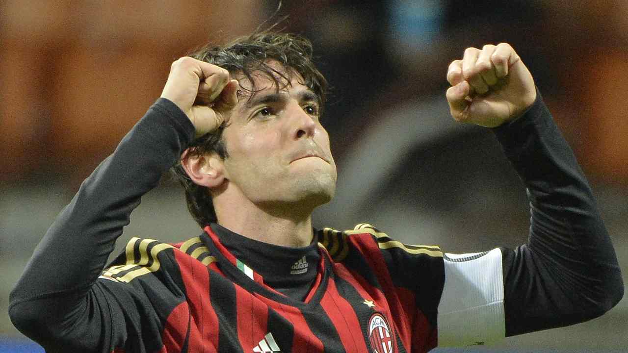 Kakà con la maglia del Milan - Foto ANSA - Dotsport.it