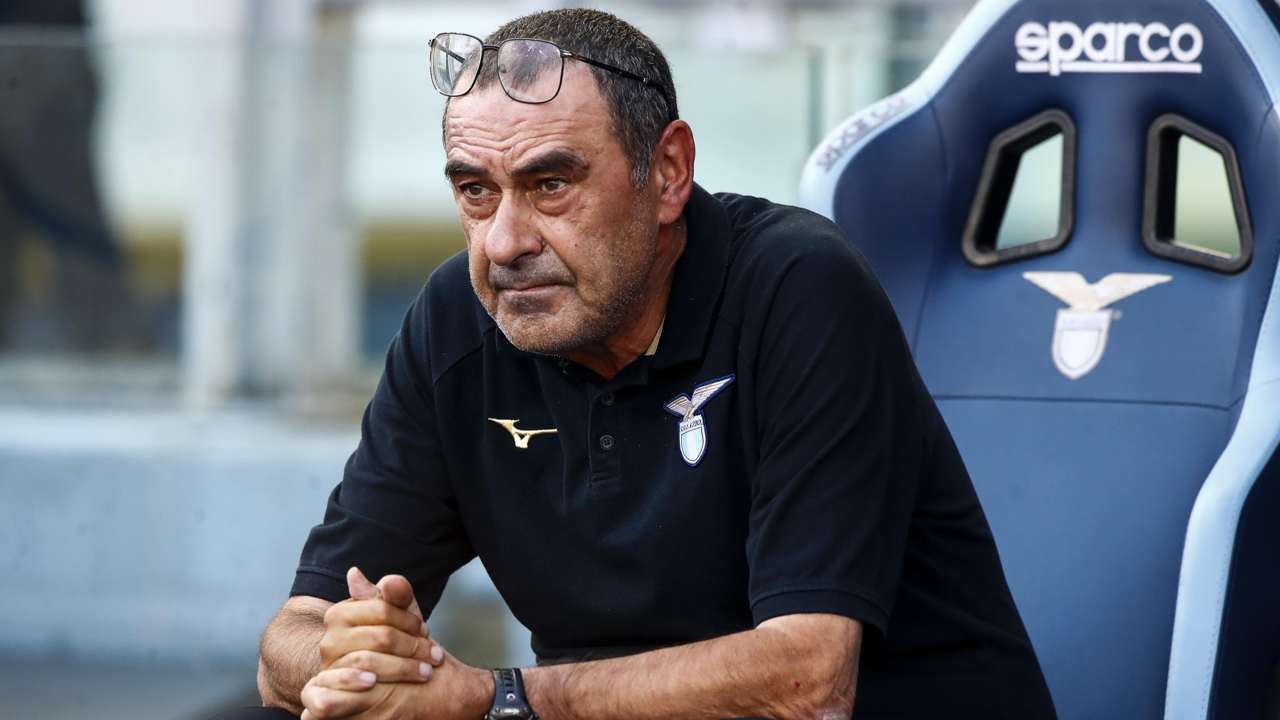 Maurizio Sarri, allenatore della Lazio - Foto ANSA - Dotsport.it