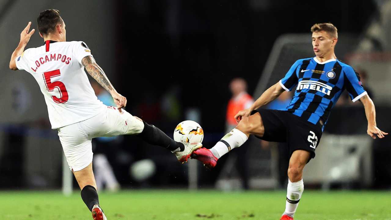 Scontro di gioco in Europa League - Foto ANSA - Dotsport.it