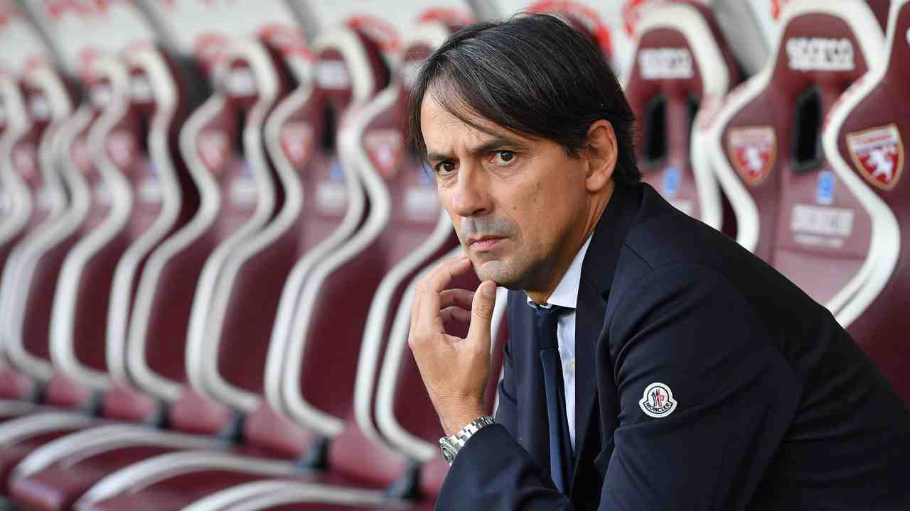 Simone Inzaghi in panchina - Foto ANSA - Dotsport.it