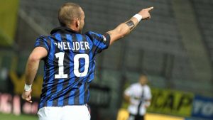Wesley Sneijder con la maglia dell'Inter - Foto ANSA - Dotsport.it