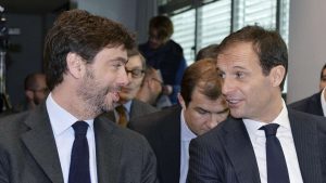 Andrea Agnelli e Max Allegri - Foto ANSA - Dotsport.it