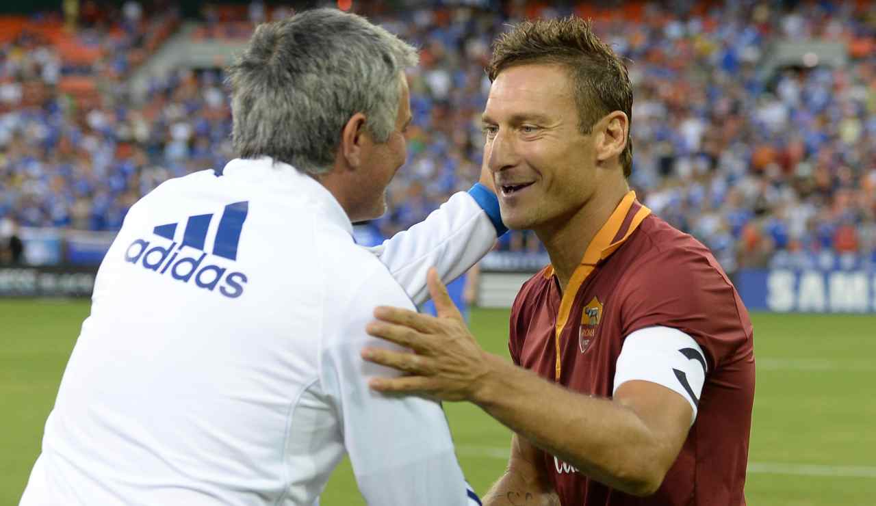 Mourinho riaccoglie il capitano della Roma.