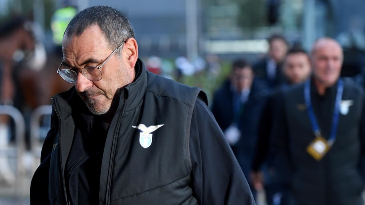 Maurizio Sarri, tecnico della Lazio - Foto ANSA - Dotsport.it