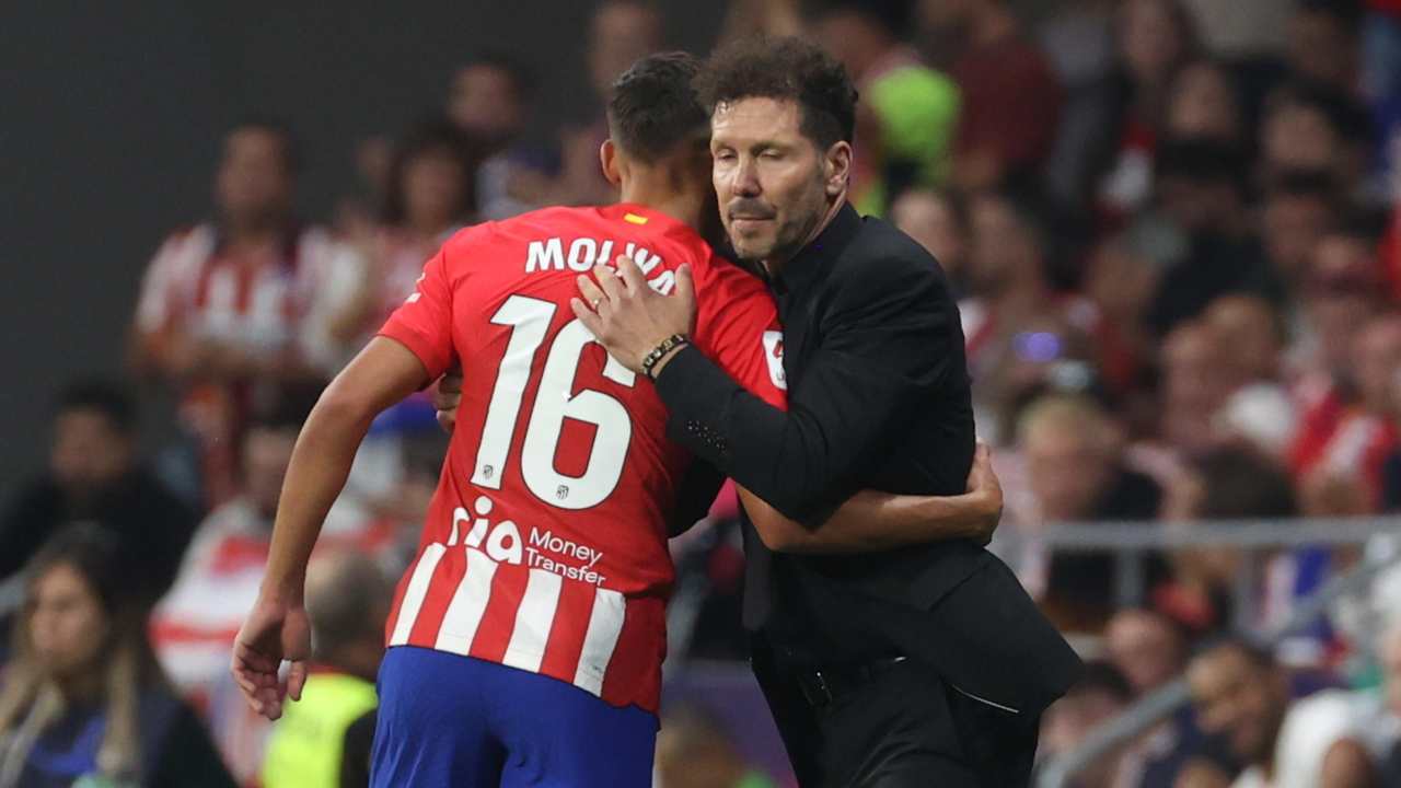 Molina e Diego Simeone - Foto ANSA - Dotsport.it