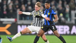 Nicolussi Caviglia al suo debutto da titolare con la Juventus - Foto ANSA - Dotsport.it