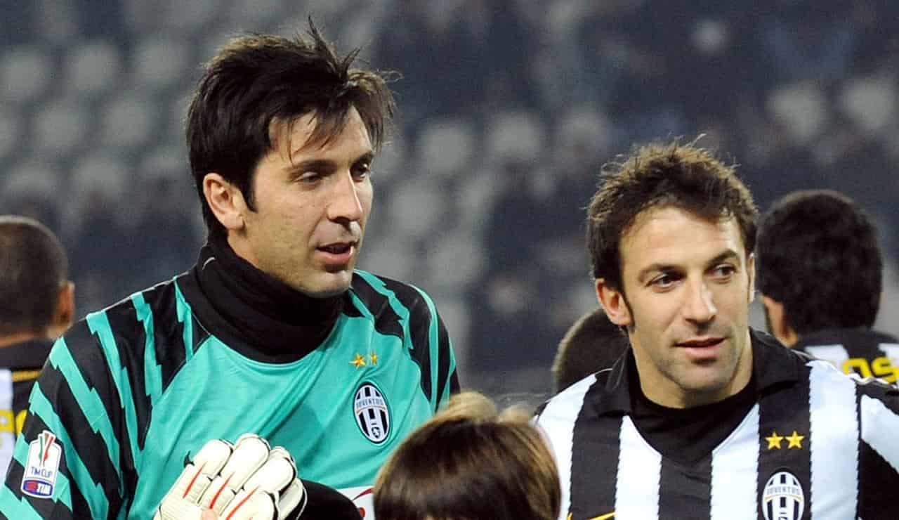 Alex Del Piero e Gianluigi Buffon - Foto ANSA - Dotsport.it