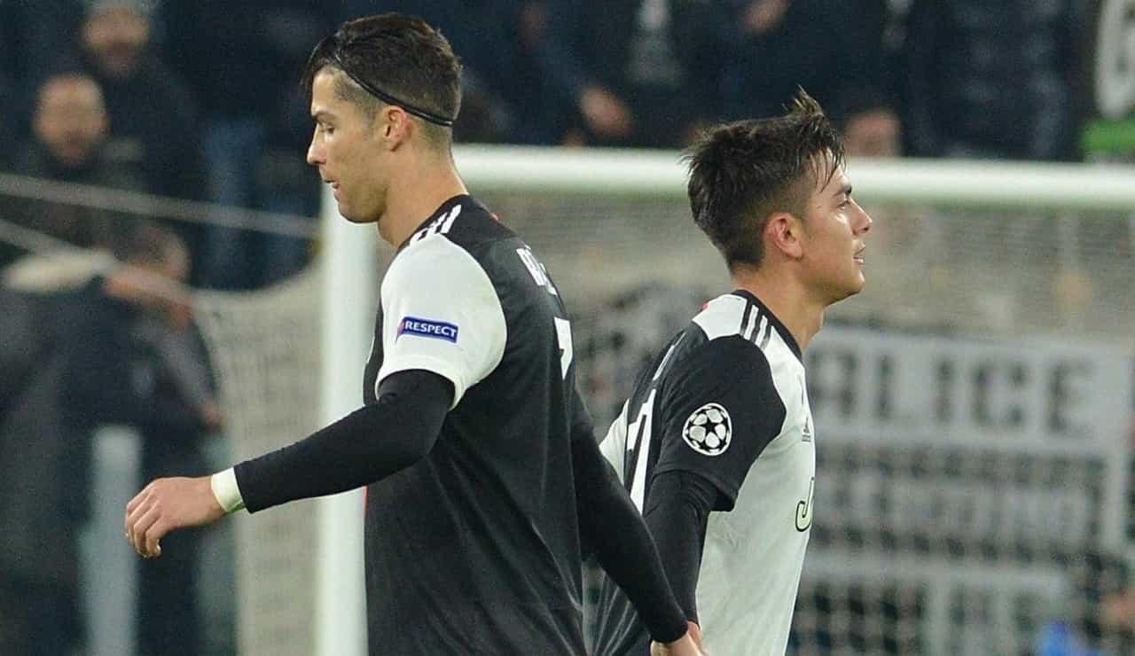 Cristiano Ronaldo e Paulo Dybala con la maglia della Juventus - Foto ANSA - Dotsport.it