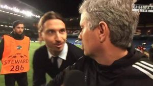 José Mourinho e Zlatan Ibrahimovic - Foto ANSA - Dotsport.it