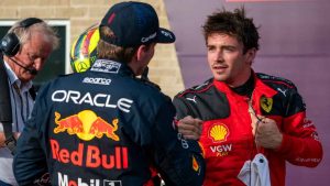 Max Verstappen e la Ferrari - Foto ANSA - Dotsport.it