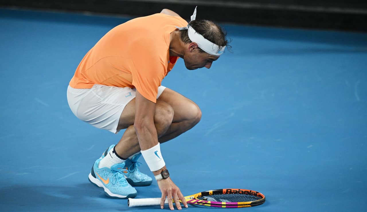 Rafa Nadal agli ultimi Australian Open - Foto ANSA - Dotsport.it