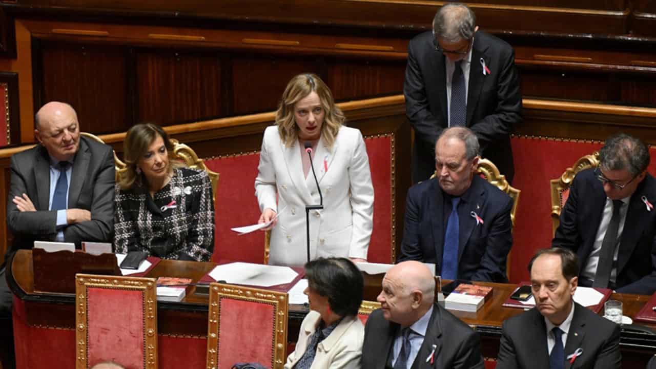 Una seduta del Parlamento italiano con il governo a guida Giorgia Meloni - Foto ANSA - Dotsport.it