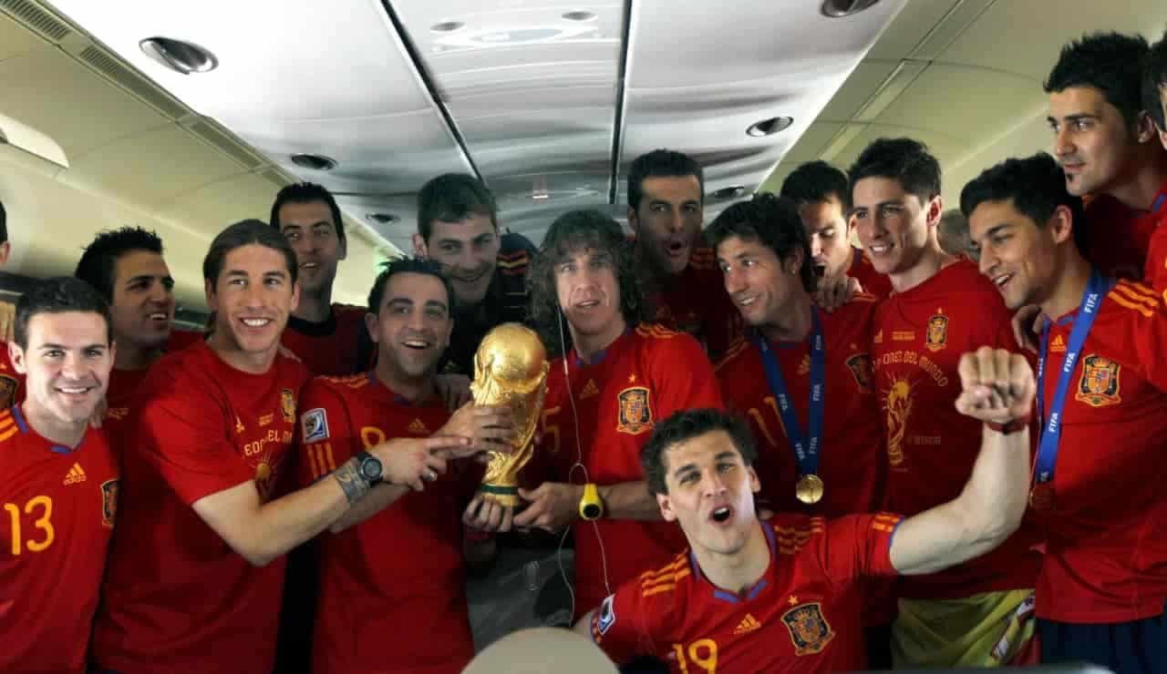 La Spagna campione del Mondo nel 2010 - Foto ANSA - Dotsport.it