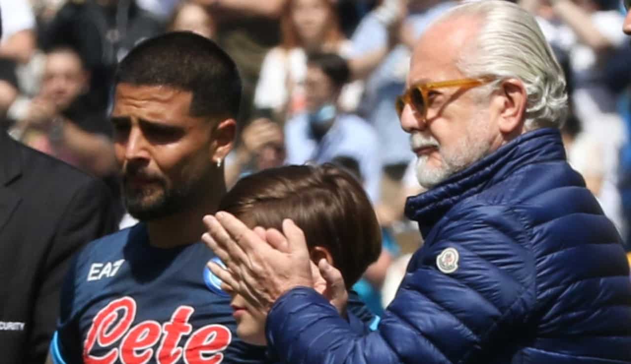 Lorenzo Insigne al suo addio dal Napoli - Foto ANSA - Dotsport.it