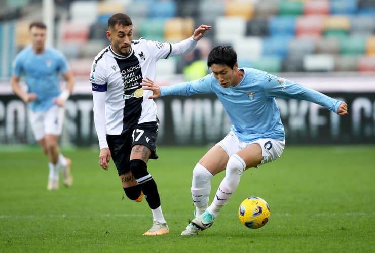 Daichi Kamada con la maglia della Lazio - Foto ANSA - Dotsport.it