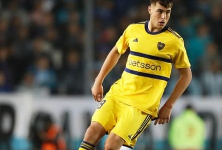 Aaron Anselmino con la maglia del Boca Juniors - Foto profilo Instagram del giocatore - Dotsport.it