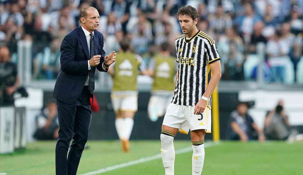 Juventus, Allegri riporta Locatelli nel ruolo di mezzala.