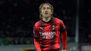 Luka Modric con la maglia del Milan - Foto Lapresse - Dotsport.it