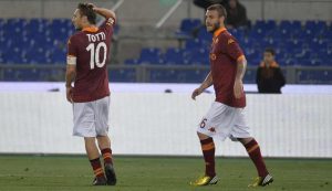 Francesco Totti e Daniele De Rossi - Foto Lapresse - Dotsport.it