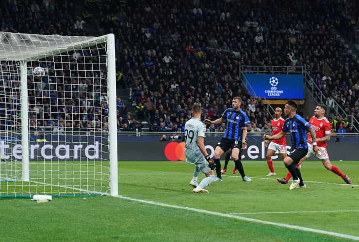 Inter vs Benfica - Foto Lapresse - Dotsport.it