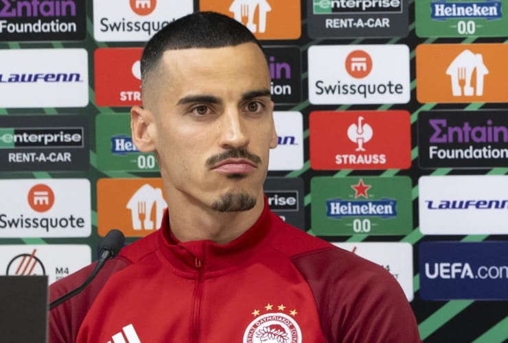 Chiquinho na conferência de imprensa - Foto ANSA - Dotsport.it