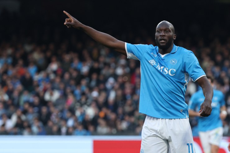 Romelu Lukaku trasci9na il Napoli